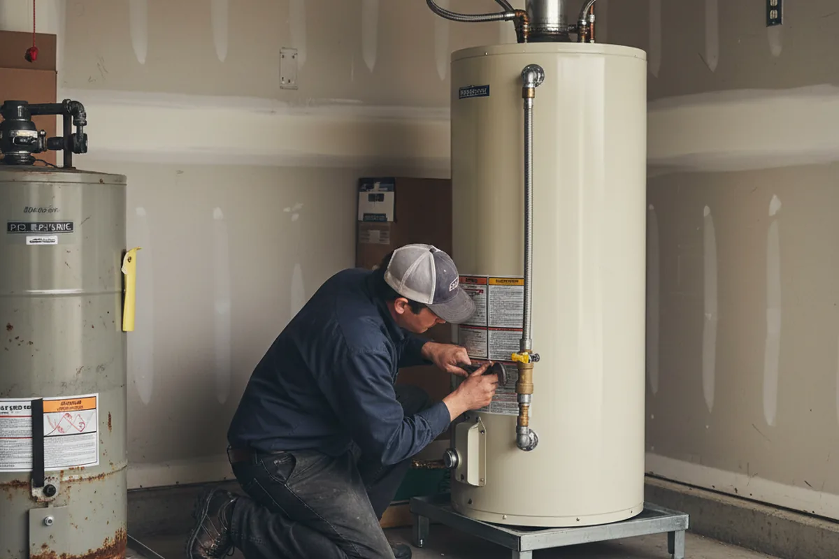 Water heater and shutoff valve replacement in El Dorado Hills