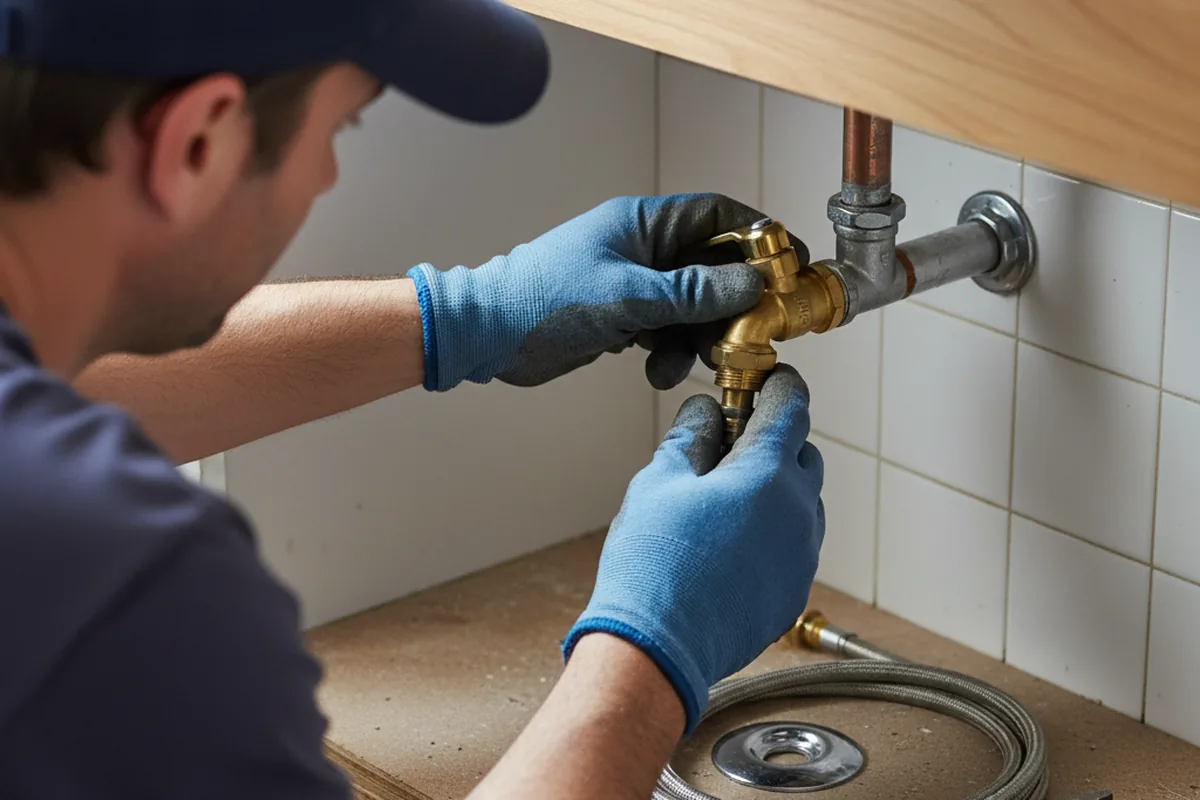 Shutoff valve and fitting work during Emergency Plumbing in El Dorado Hills